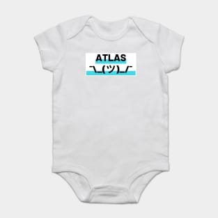 Atlas ¯\_(ツ)_/¯ (Shrugged) Baby Bodysuit